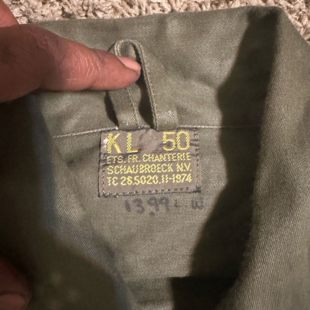 Vintage USPS “Military Green” Coveralls 90s size Large - Picture 4 of 13